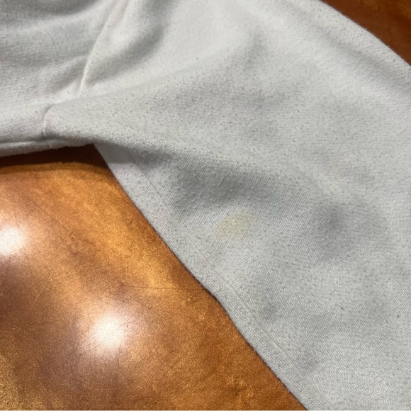 Vintage Ben Sprout Hong Kong CityScape Water Ferry Travel Sweatshirt white blue - Picture 9 of 13